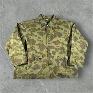Vintage‎ Kamo Jacket Mens XXL Green Frogskin Camo 50s ILGWU M-43 Duck Chore Coat